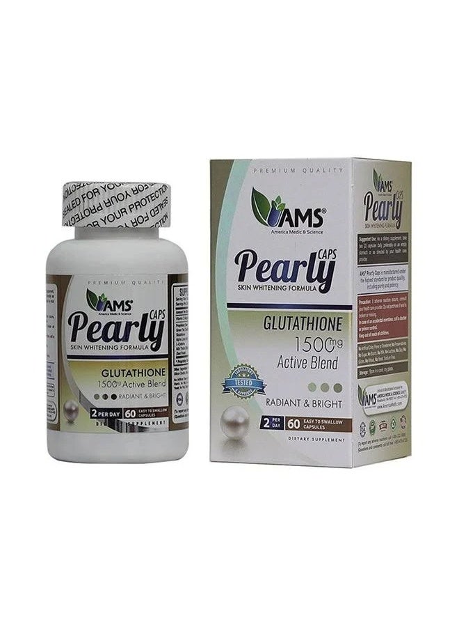 AMS Pearly Skin Whitening Glutathione 1500 mg Capsules 60's